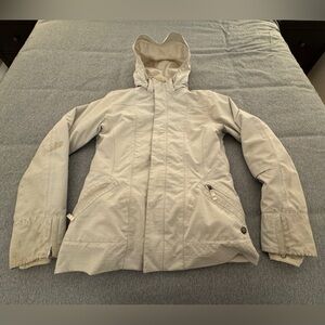 Light gray Burton snowboarding jacket